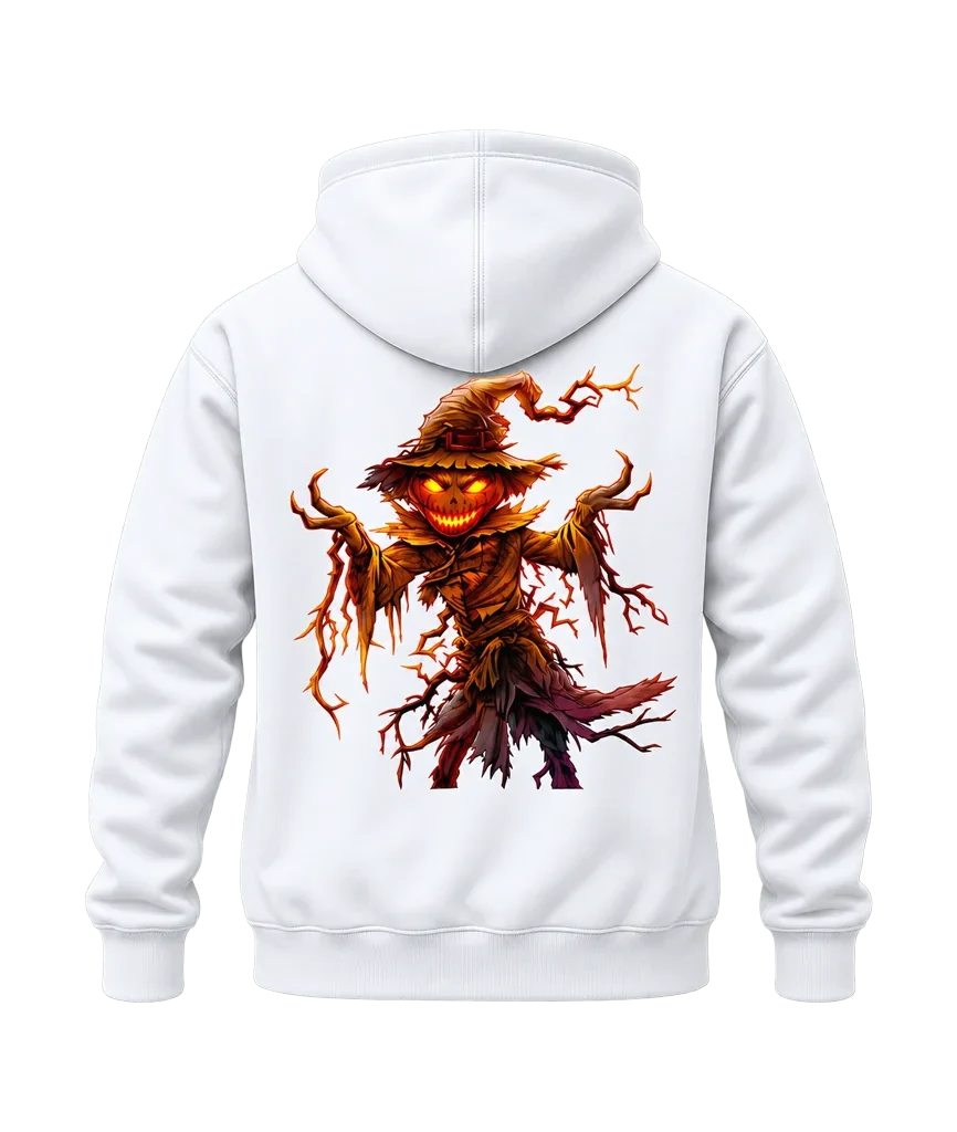 Batman Halloween Scarecrow Jack-O-Lantern Dual-Print Hoodie