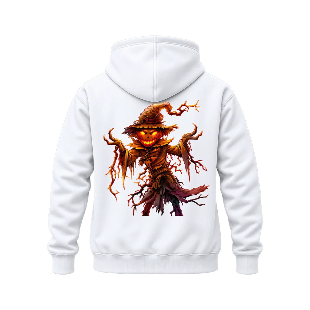 Batman Halloween Scarecrow Jack-O-Lantern Dual-Print Hoodie