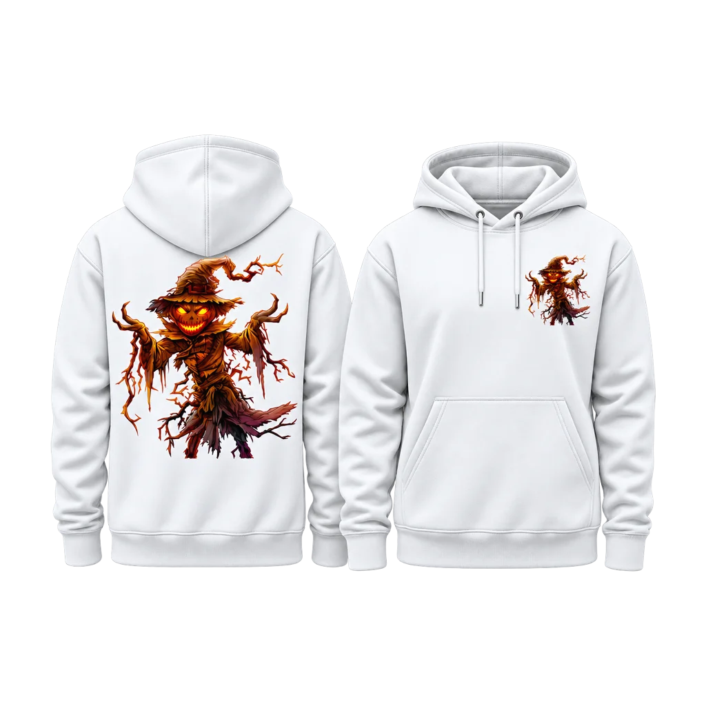 Batman Halloween Scarecrow Jack-O-Lantern Dual-Print Hoodie