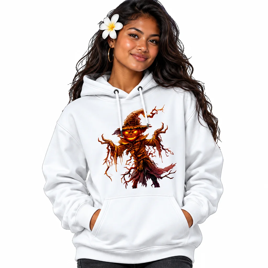 Batman Halloween Scarecrow Jack-O-Lantern Hoodie