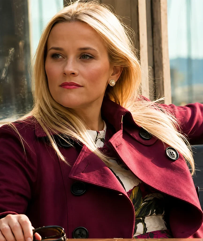 Big Little Lies Madeline Martha Mackenzie Cotton Trench Coat