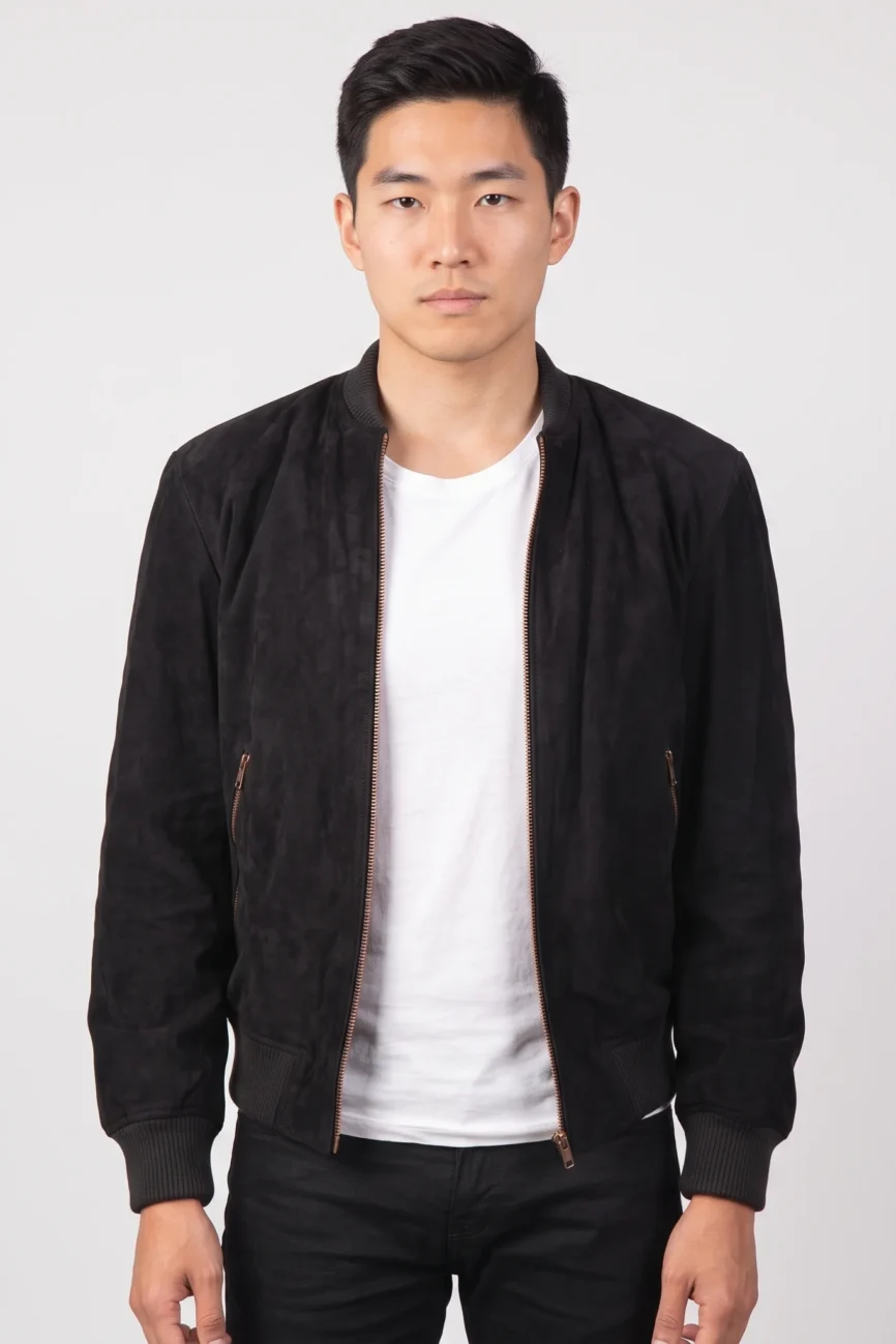 Men’s Shane Mocha Bomber Jacket