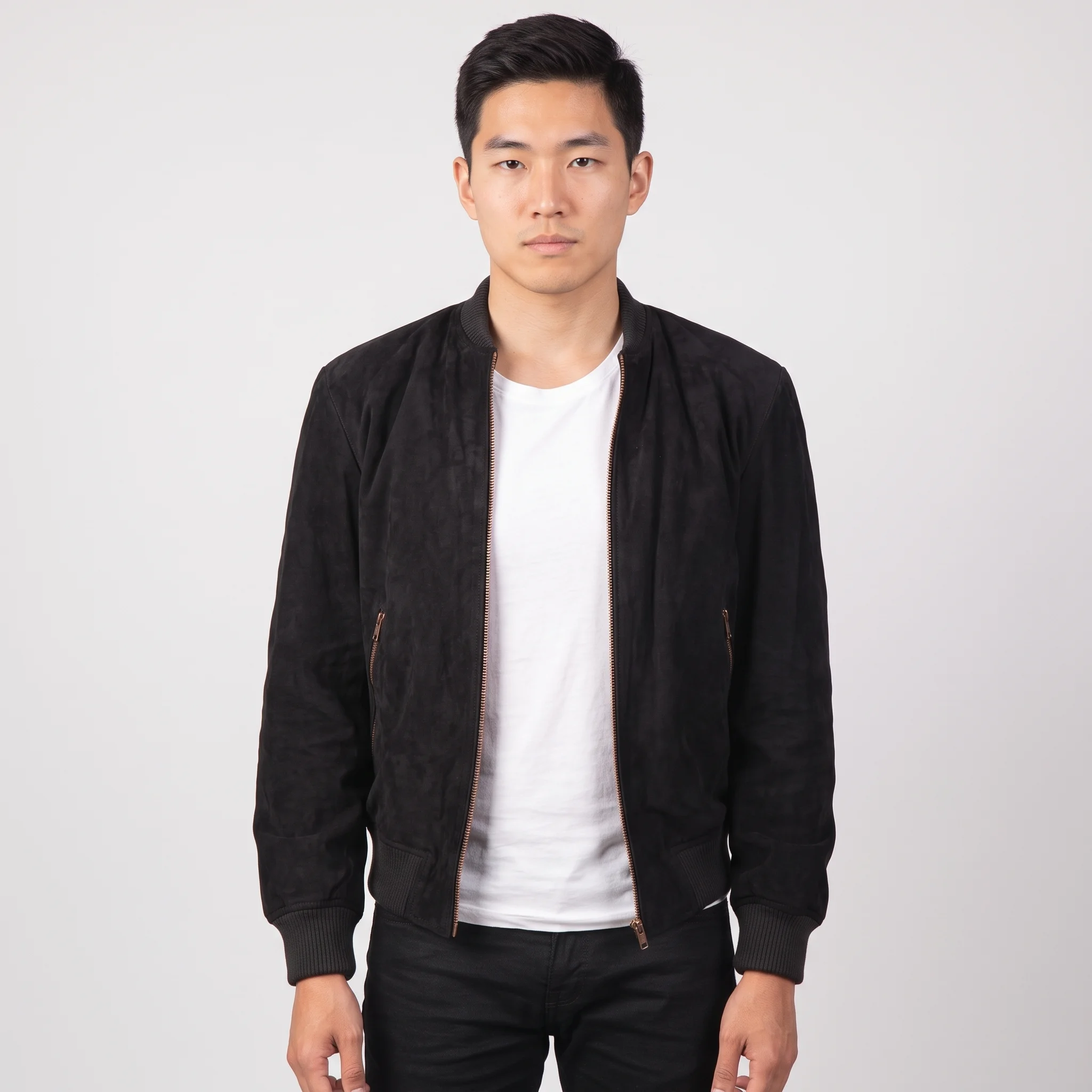Men’s Shane Mocha Bomber Jacket