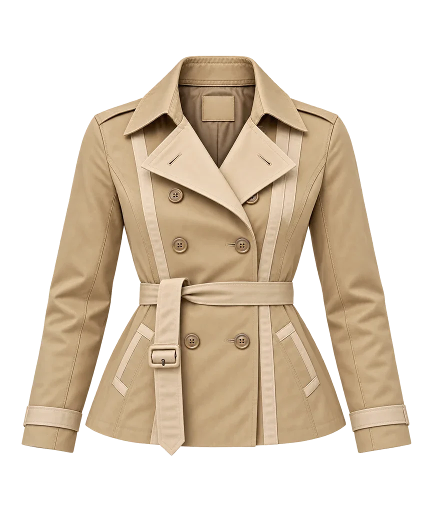 Captain America: Civil War Natasha Romanoff Beige Cotton Jacket