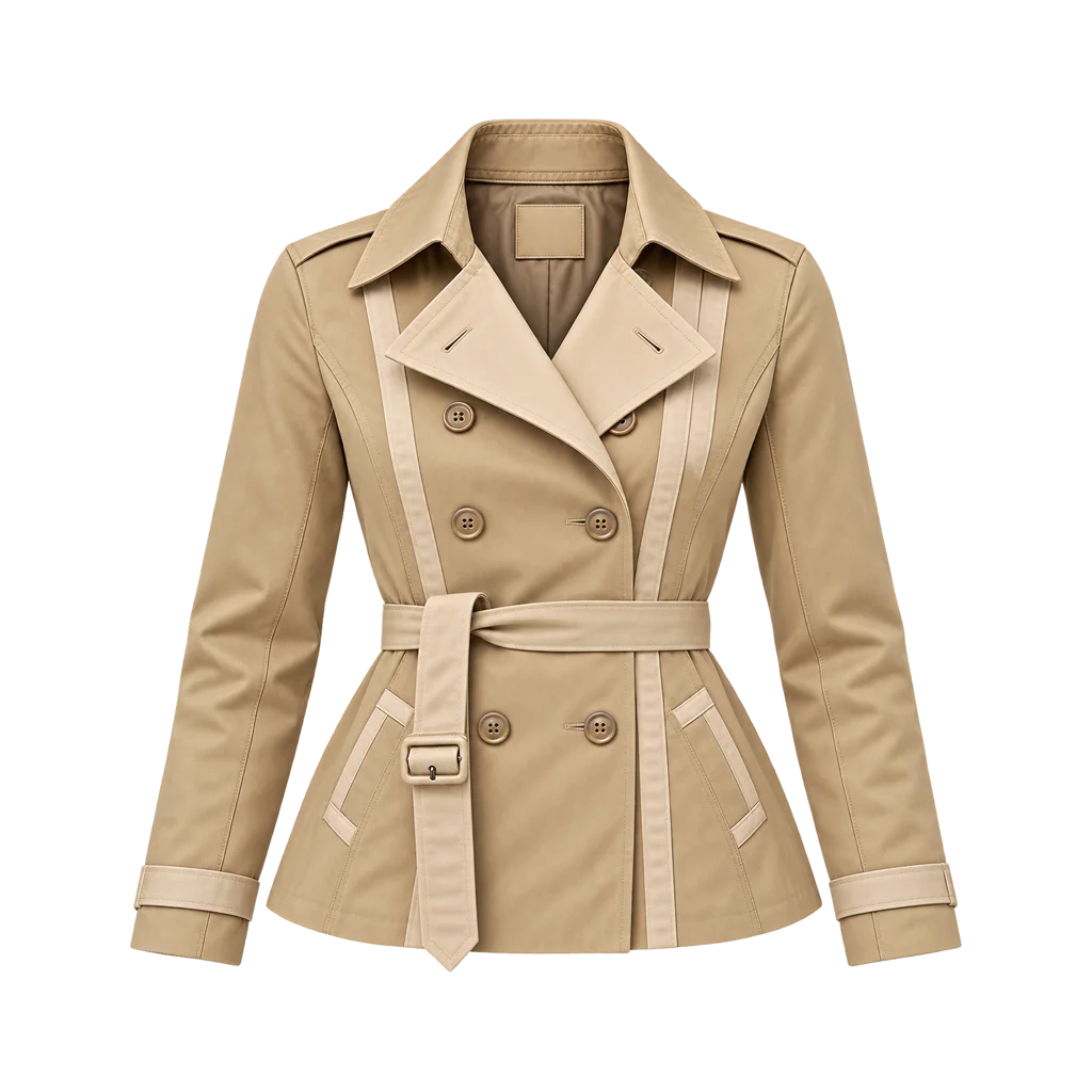 Captain America: Civil War Natasha Romanoff Beige Cotton Jacket