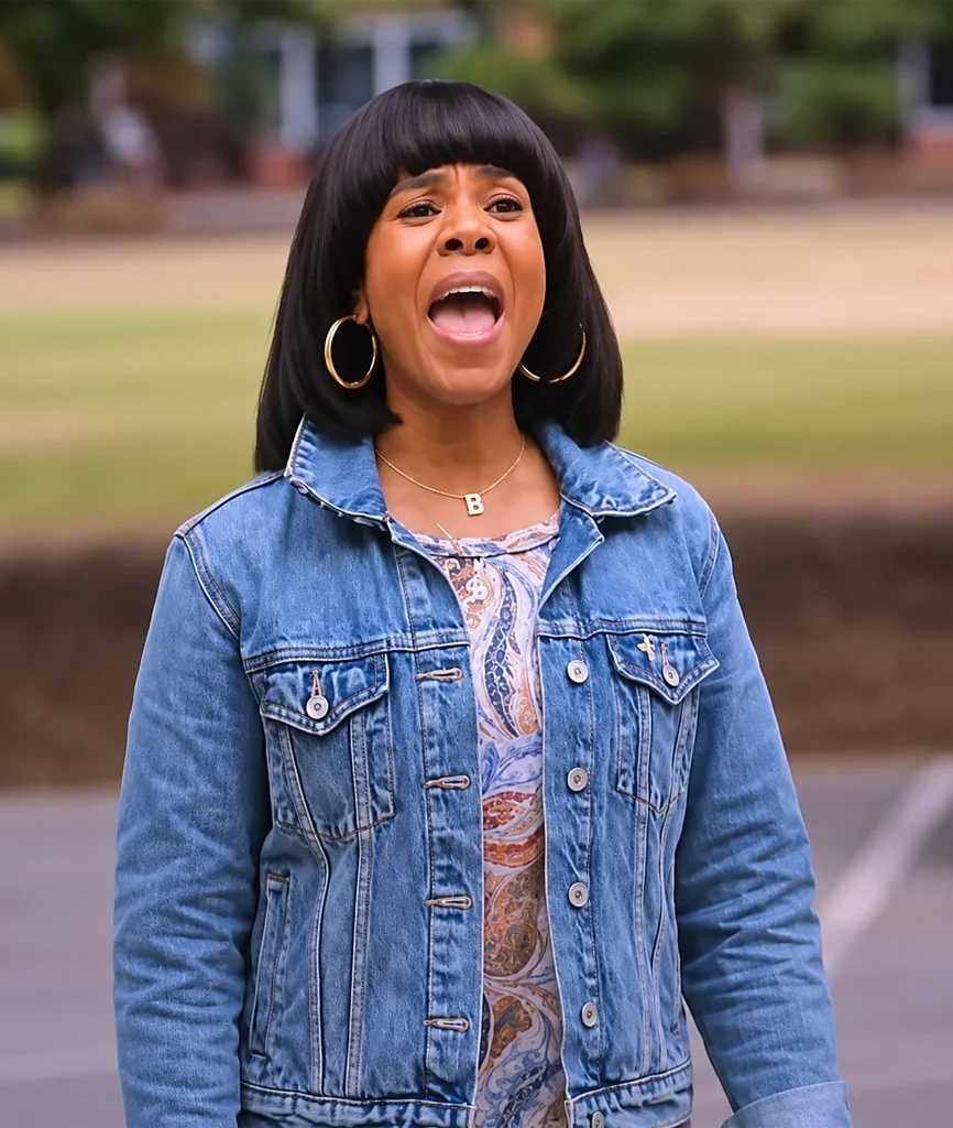 Brenda Scary Regina Hall Blue Denim Jacket