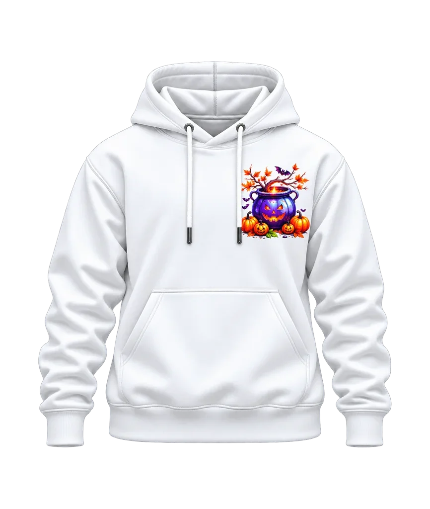 Chilling Adventures of Sabrina Halloween Spooky Dual-Print White Hoodie