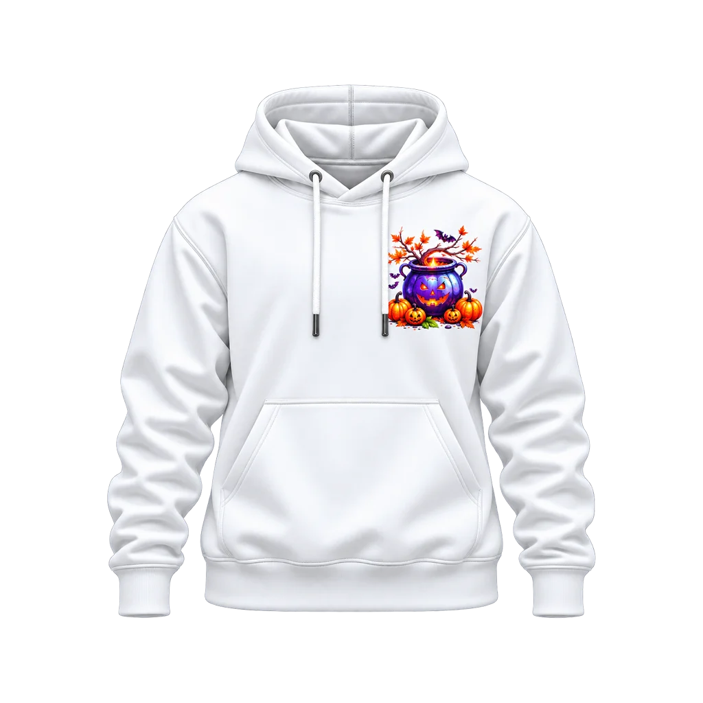 Chilling Adventures of Sabrina Halloween Spooky Dual-Print White Hoodie