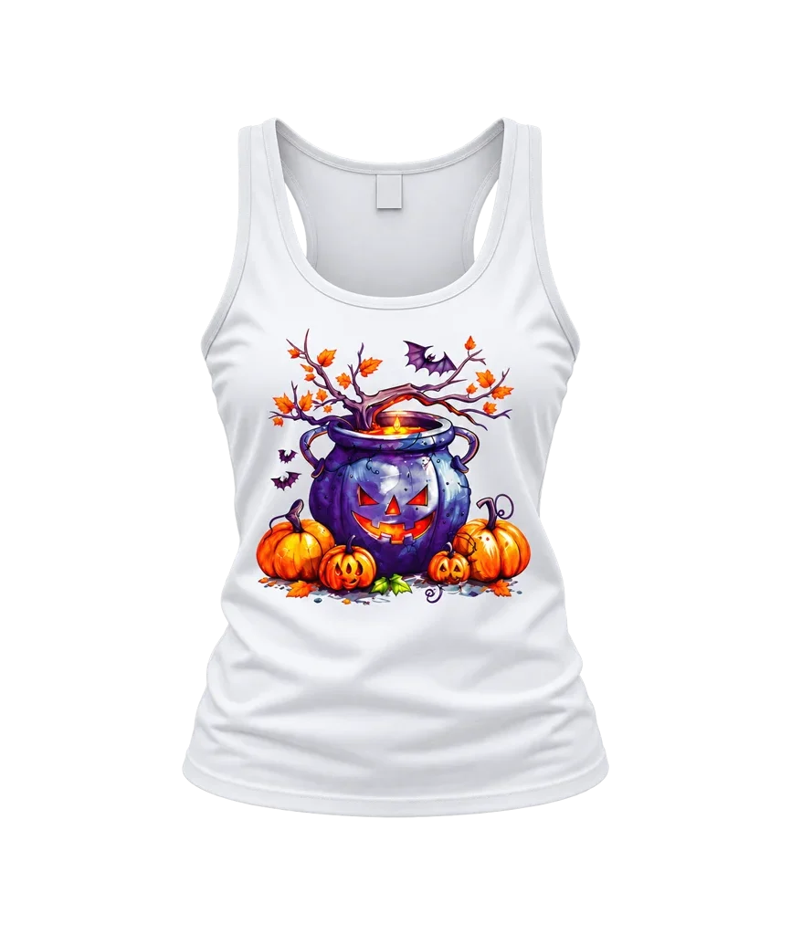 Chilling Adventures of Sabrina Halloween Spooky White Tank Top