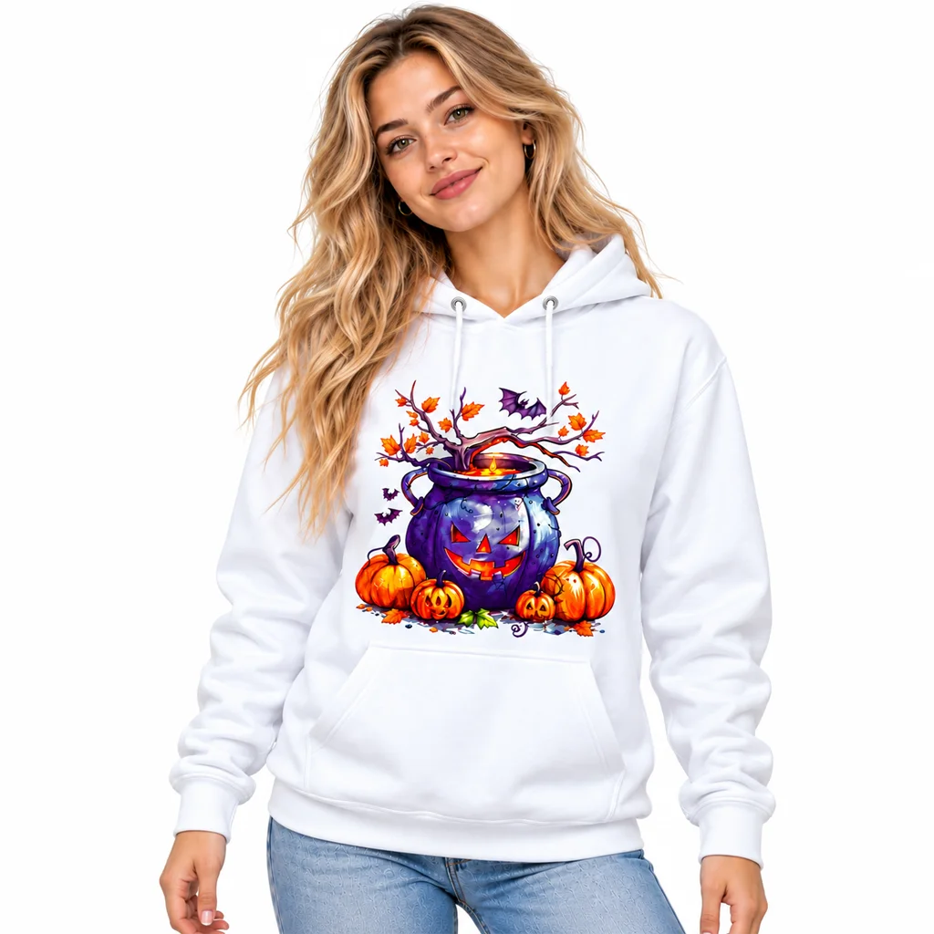 Chilling Adventures of Sabrina Halloween Spooky White Hoodie