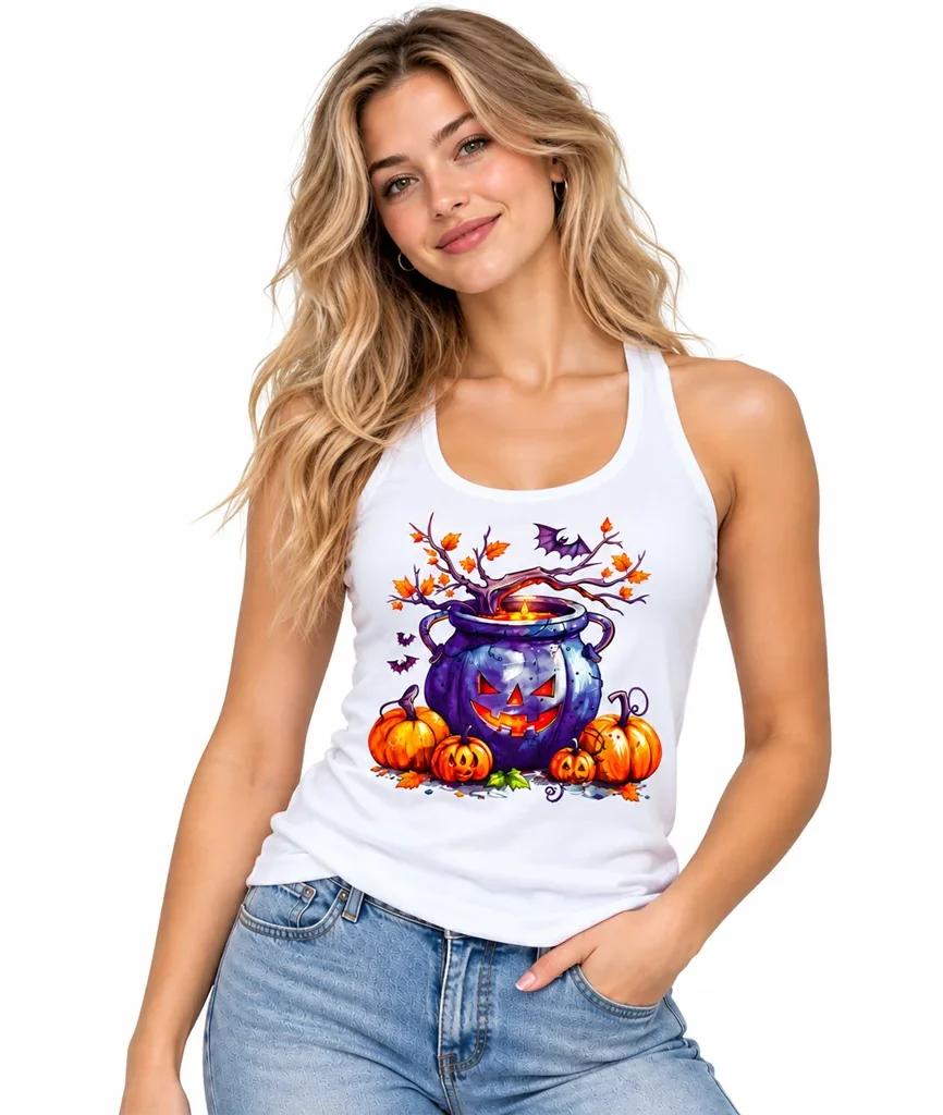 Chilling Adventures of Sabrina Halloween Spooky White Tank Top