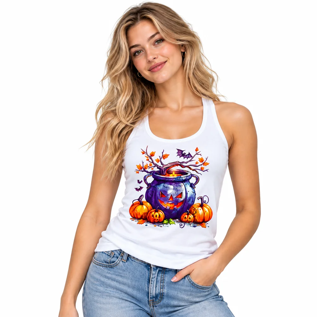 Chilling Adventures of Sabrina Halloween Spooky White Tank Top