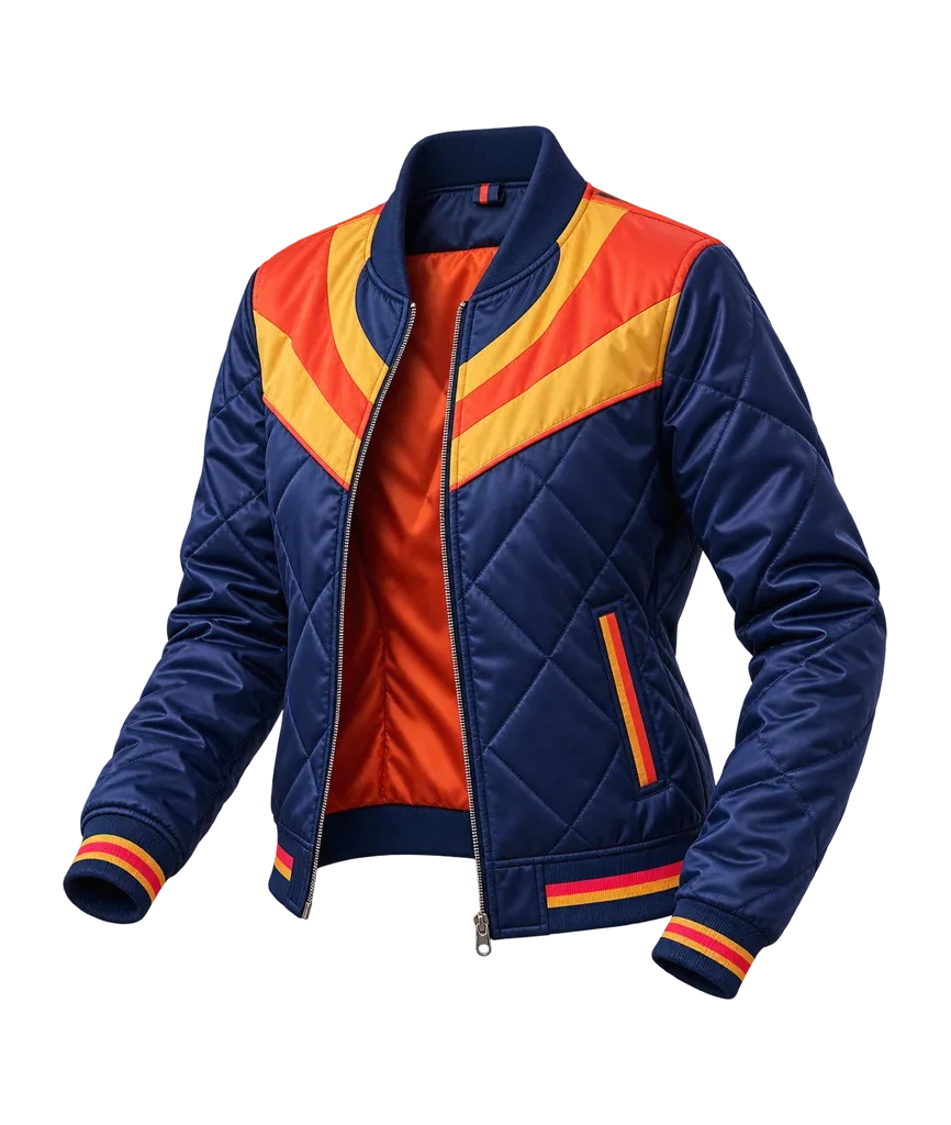 Cobie Smulders Stumptown Dex Parios Quilted Bomber Jacket