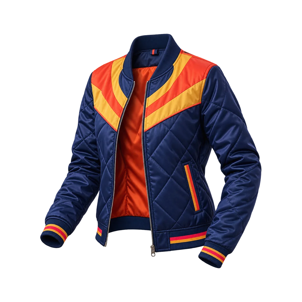 Cobie Smulders Stumptown Dex Parios Quilted Bomber Jacket