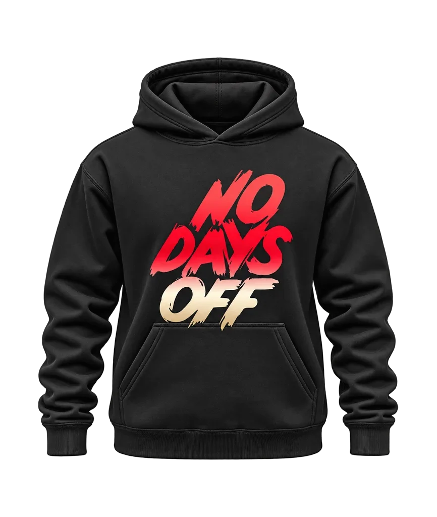 Creed III No Days Off Black Hoodie