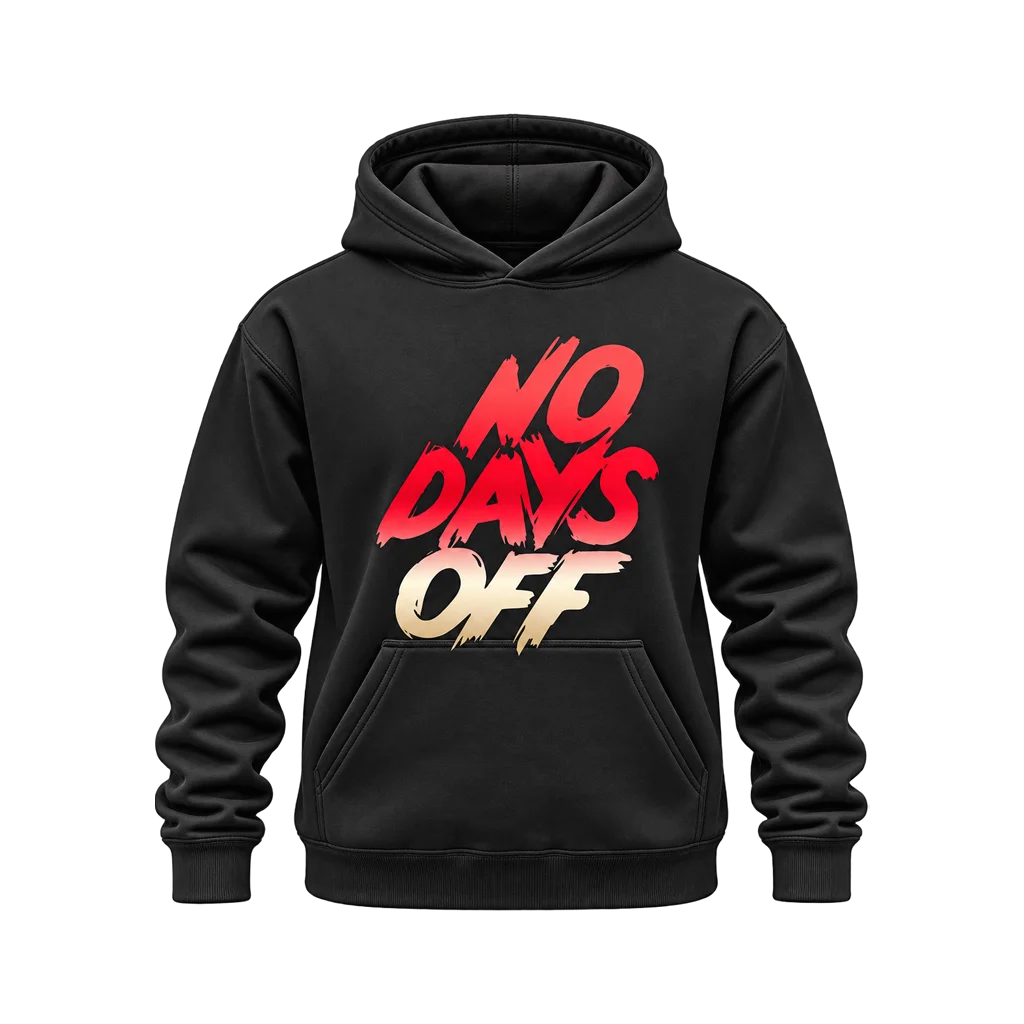 Creed III No Days Off Black Hoodie