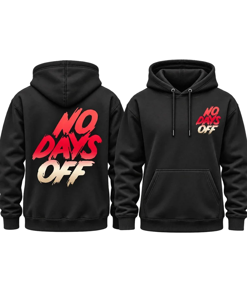 Creed III No Days Off Dual-Print Black Hoodie