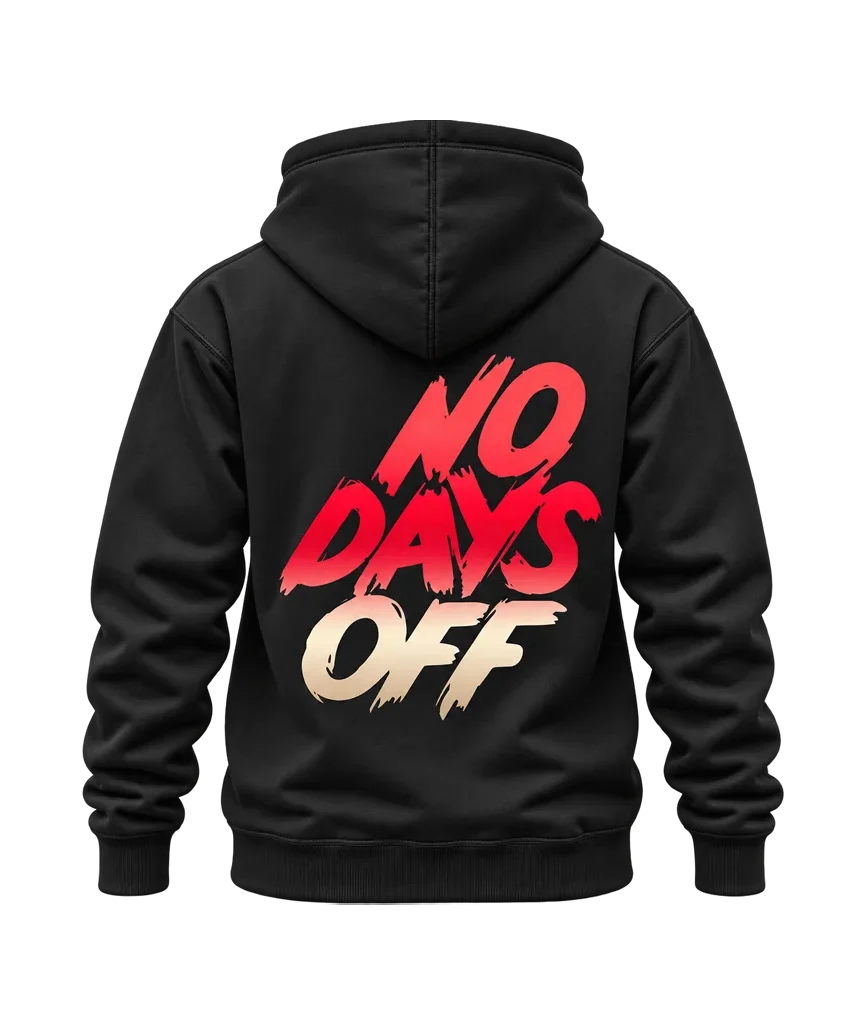 Creed III No Days Off Dual-Print Black Hoodie