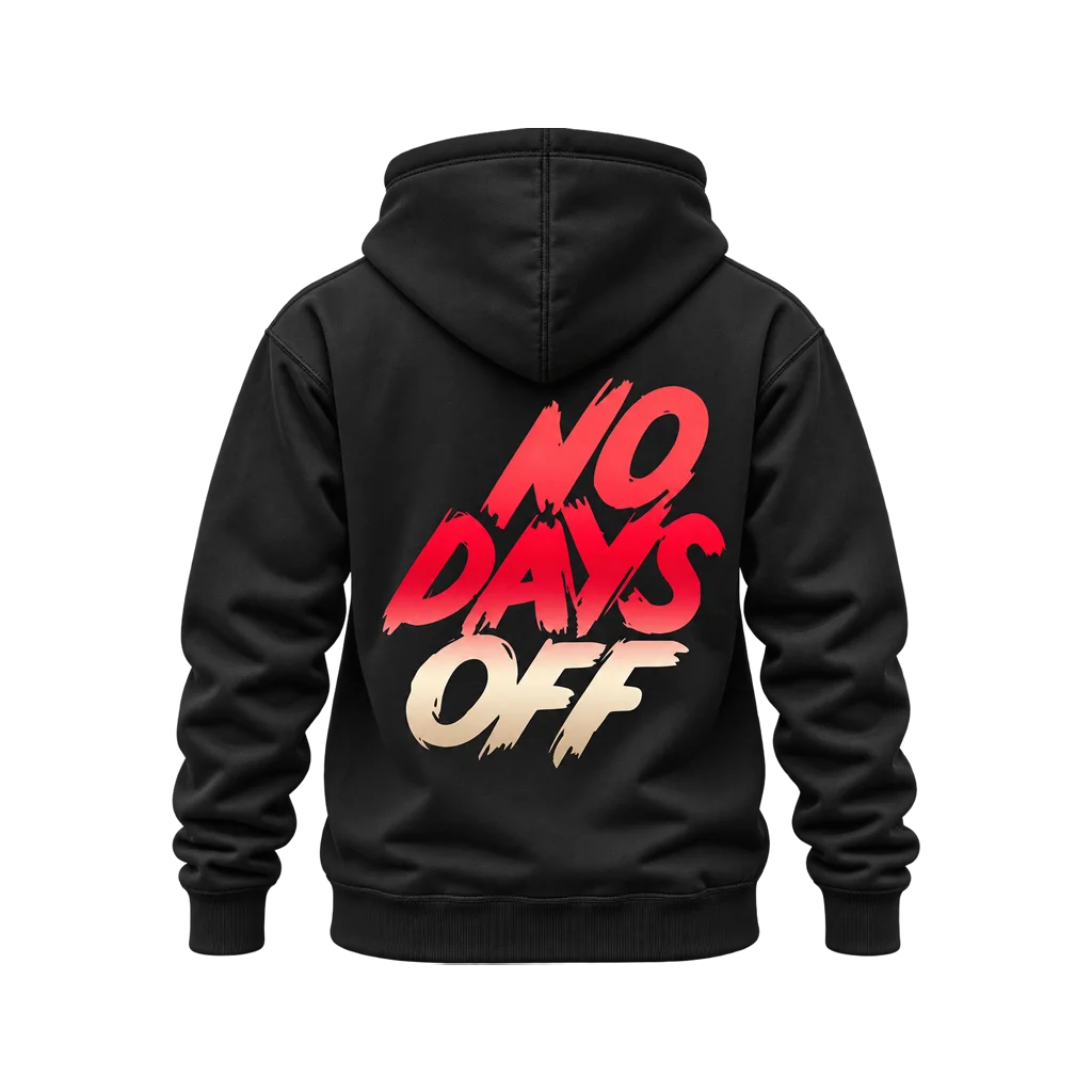Creed III No Days Off Dual-Print Black Hoodie