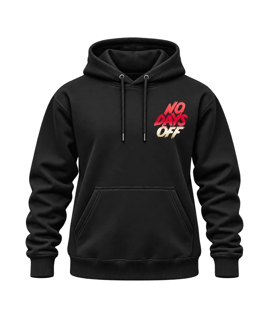 Creed III No Days Off Dual-Print Black Hoodie