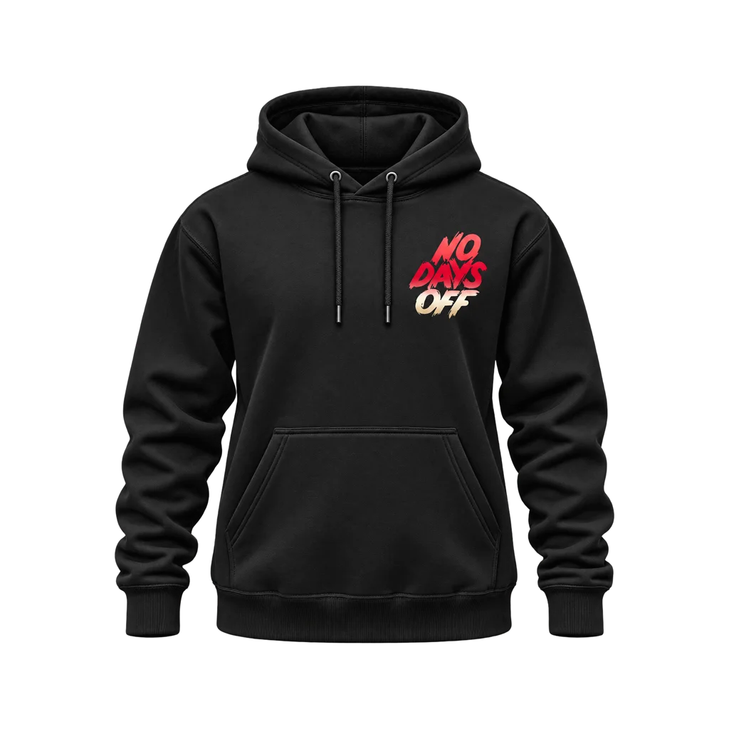 Creed III No Days Off Dual-Print Black Hoodie