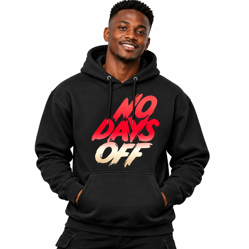 Creed III No Days Off Black Hoodie