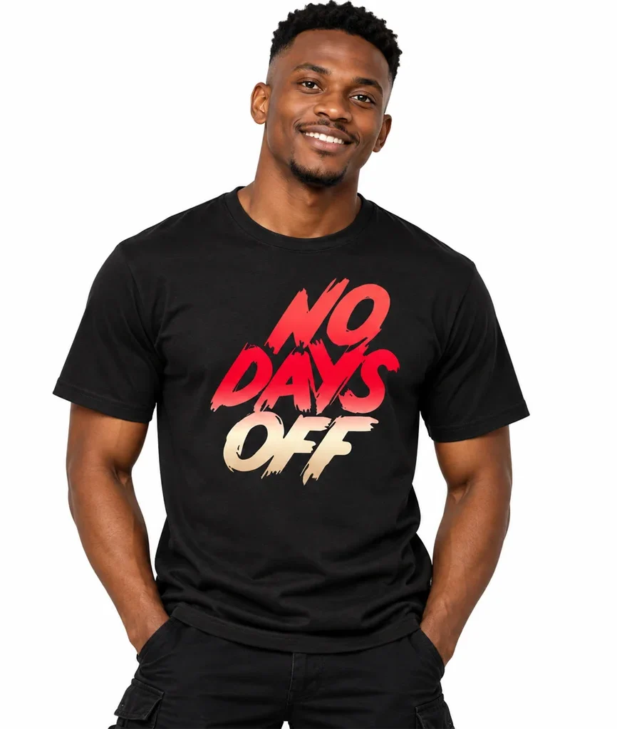 Creed III No Days Off Black T-Shirt