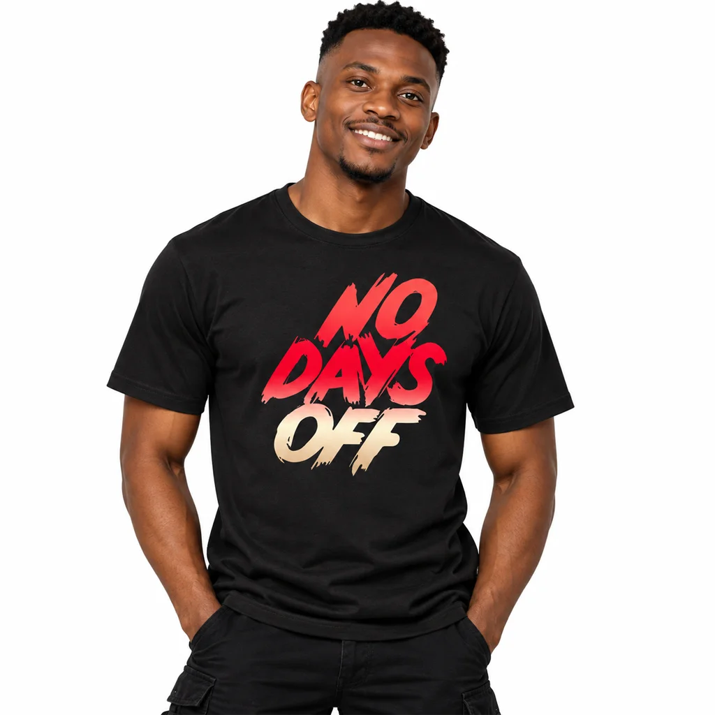 Creed III No Days Off Black T-Shirt