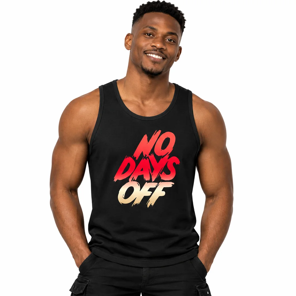 Creed III No Days Off Black Tank Top