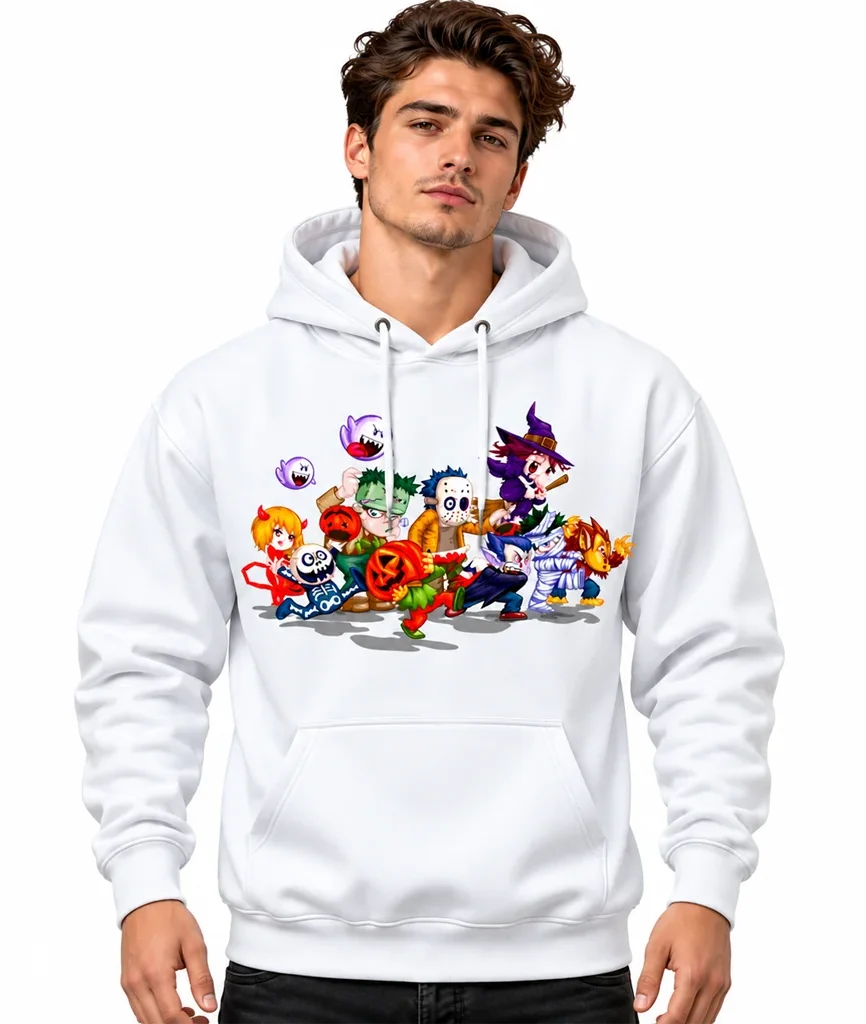 Darkstalkers Chibi Halloween Monster Hoodie