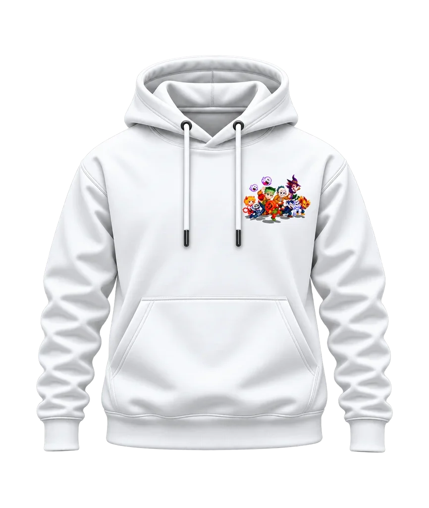Darkstalkers Chibi Halloween Monster Dual-Print Hoodie