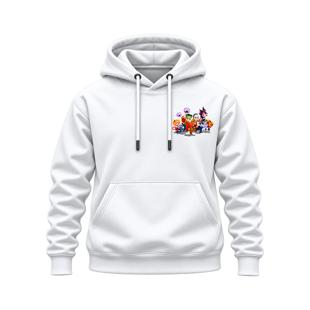 Darkstalkers Chibi Halloween Monster Dual-Print Hoodie