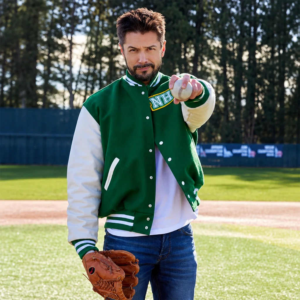 Diego Hearts in the Game Marco Grazzini Wool Varsity Jacket