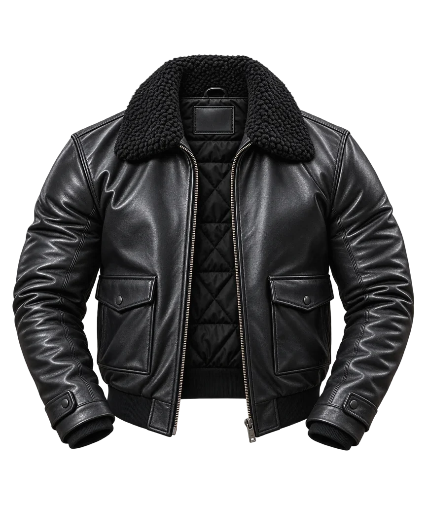 Dwayne Johnson Jumanji The Next Level Black Leather Jacket