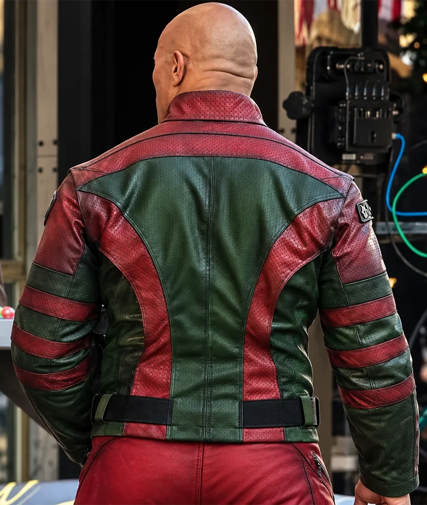 Dwayne Johnson Red One Callum Drift Leather Jacket