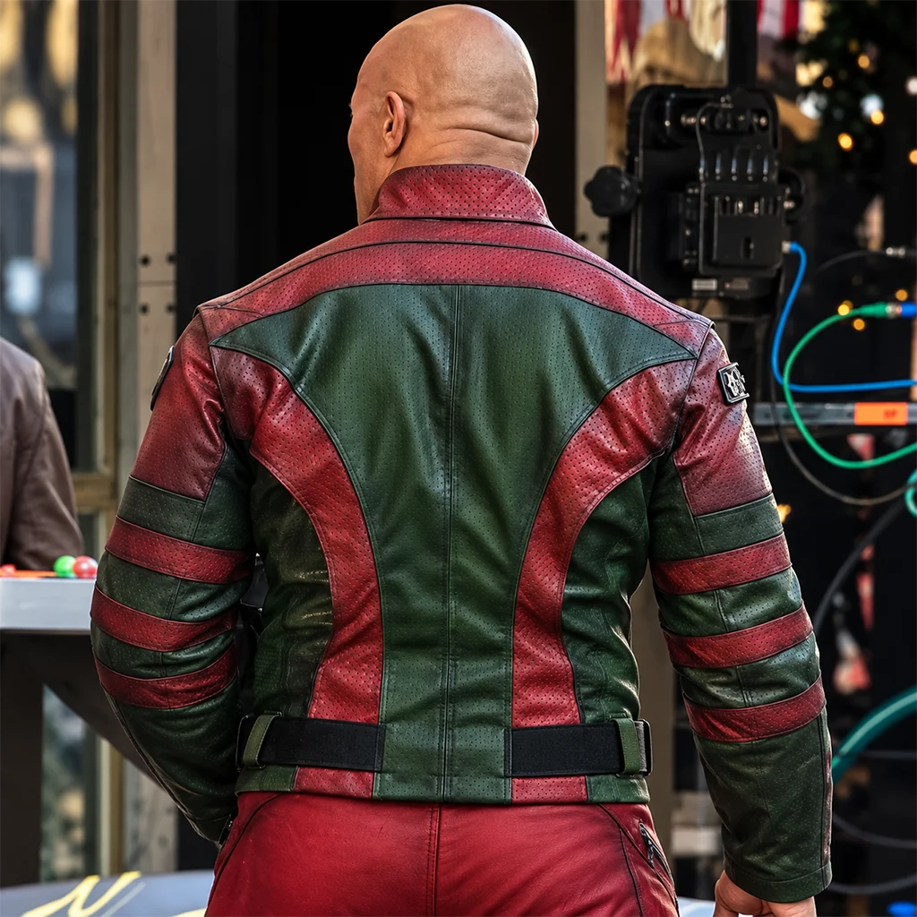 Dwayne Johnson Red One Callum Drift Leather Jacket