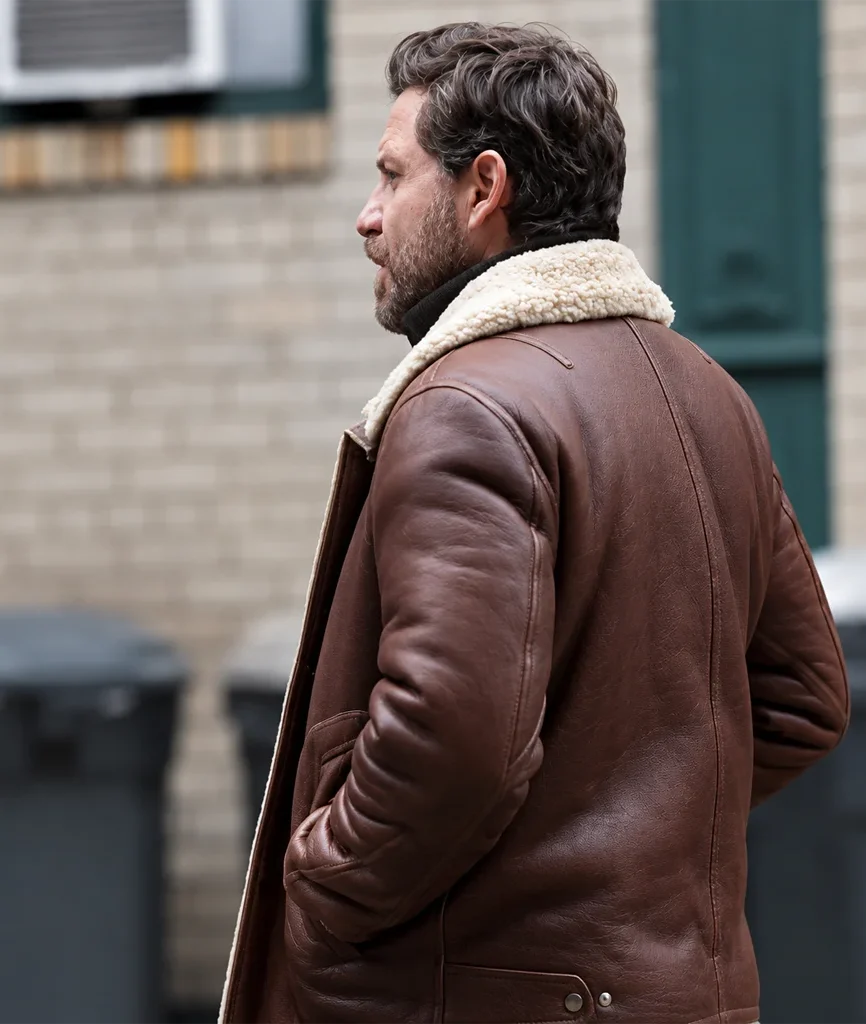 Dr. Paolo Macchiarini Dr. Death Season 2 Brown Shearling Jacket