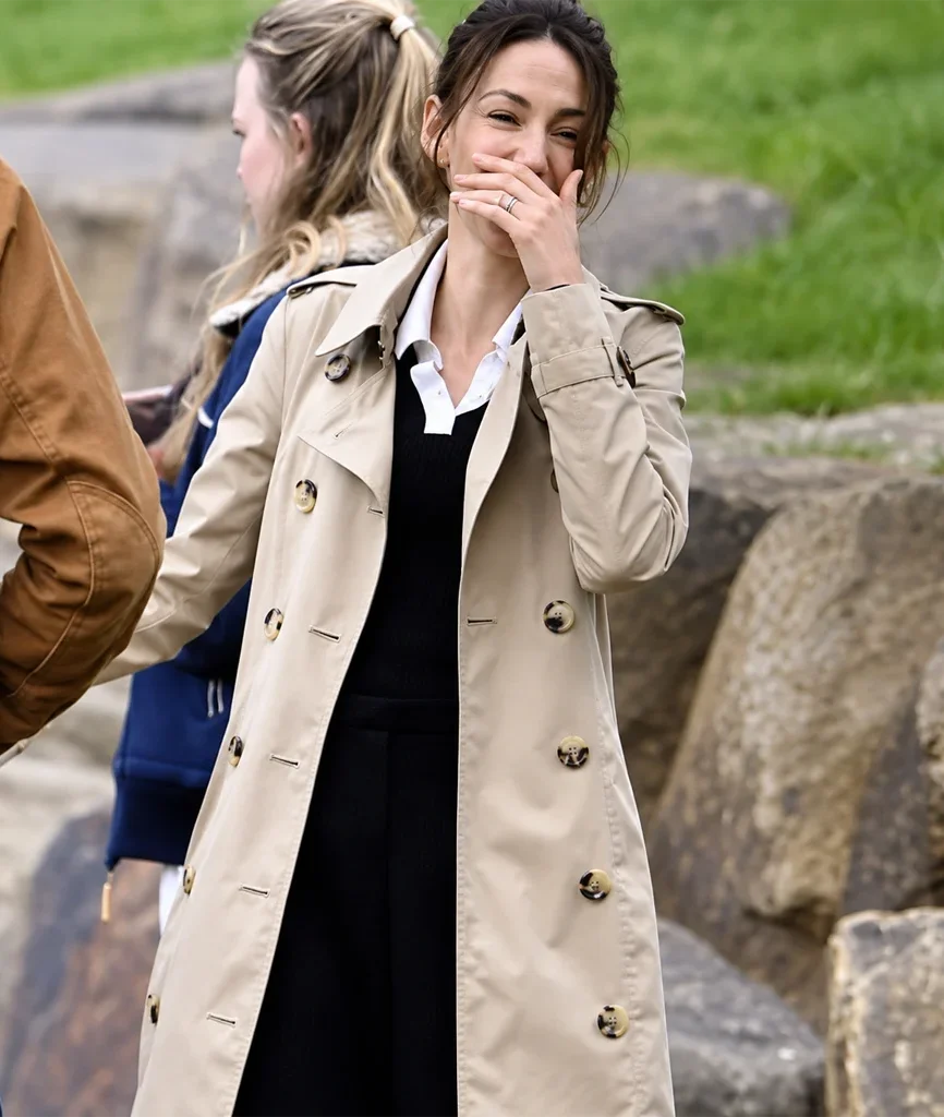Maya Stern Fool Me Once Michelle Keegan Beige Trench Coat