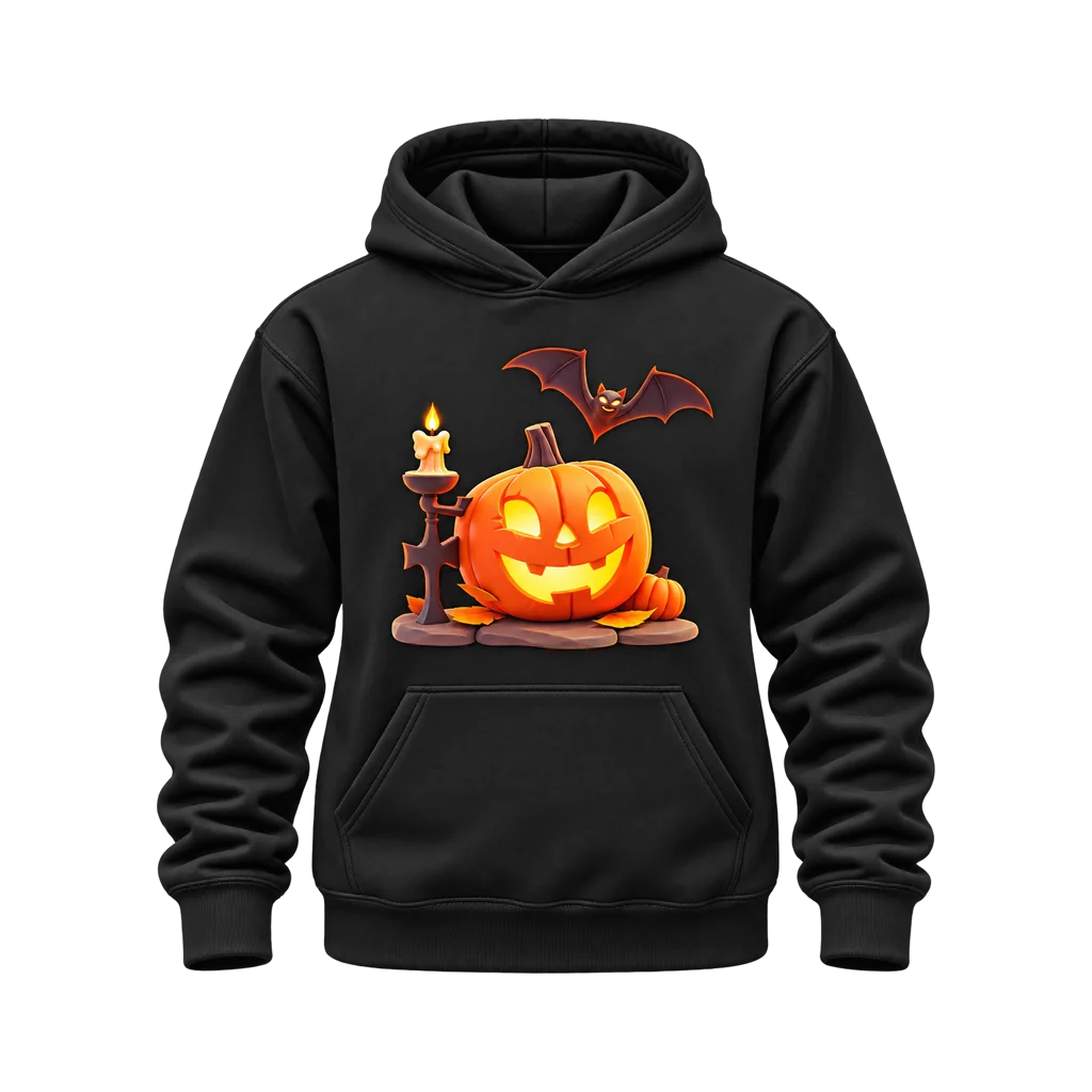 Halloween Hocus Pocus Inspired Spooky Black Hoodie