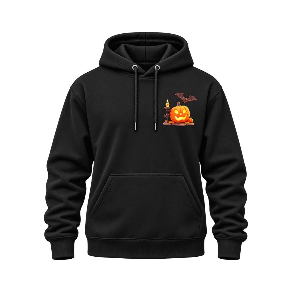 Halloween Hocus Pocus Inspired Spooky Dual-Print Black Hoodie