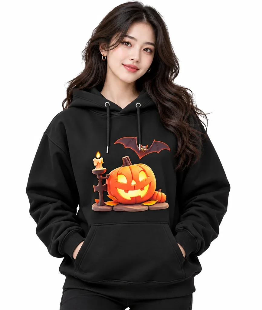 Halloween Hocus Pocus Inspired Spooky Black Hoodie