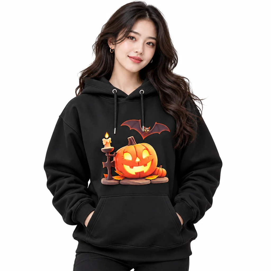 Halloween Hocus Pocus Inspired Spooky Black Hoodie