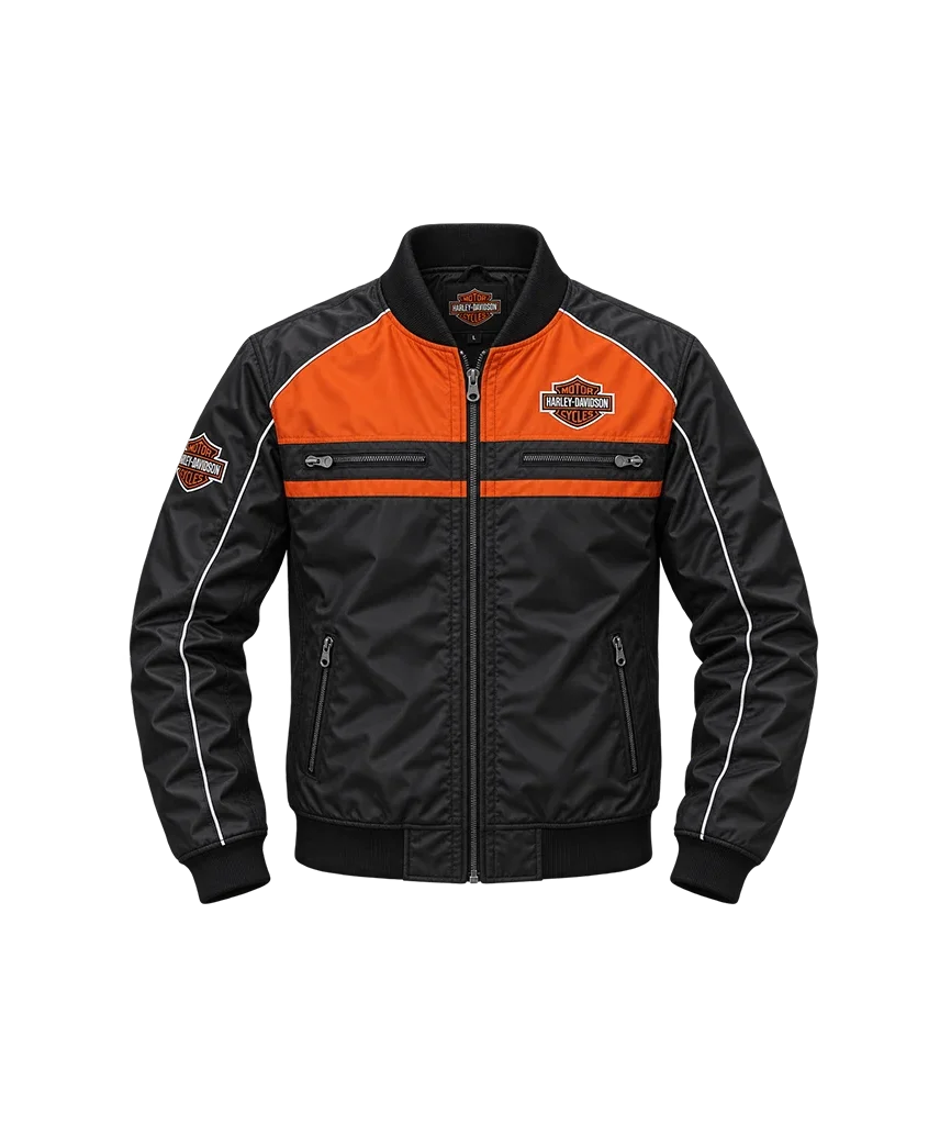 Harley-Davidson Men’s Satin Bomber Jacket