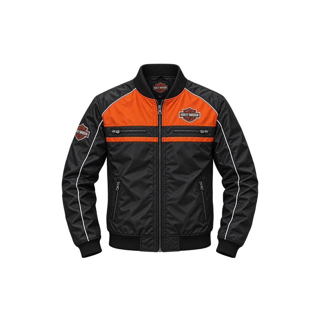 Harley-Davidson Men’s Satin Bomber Jacket