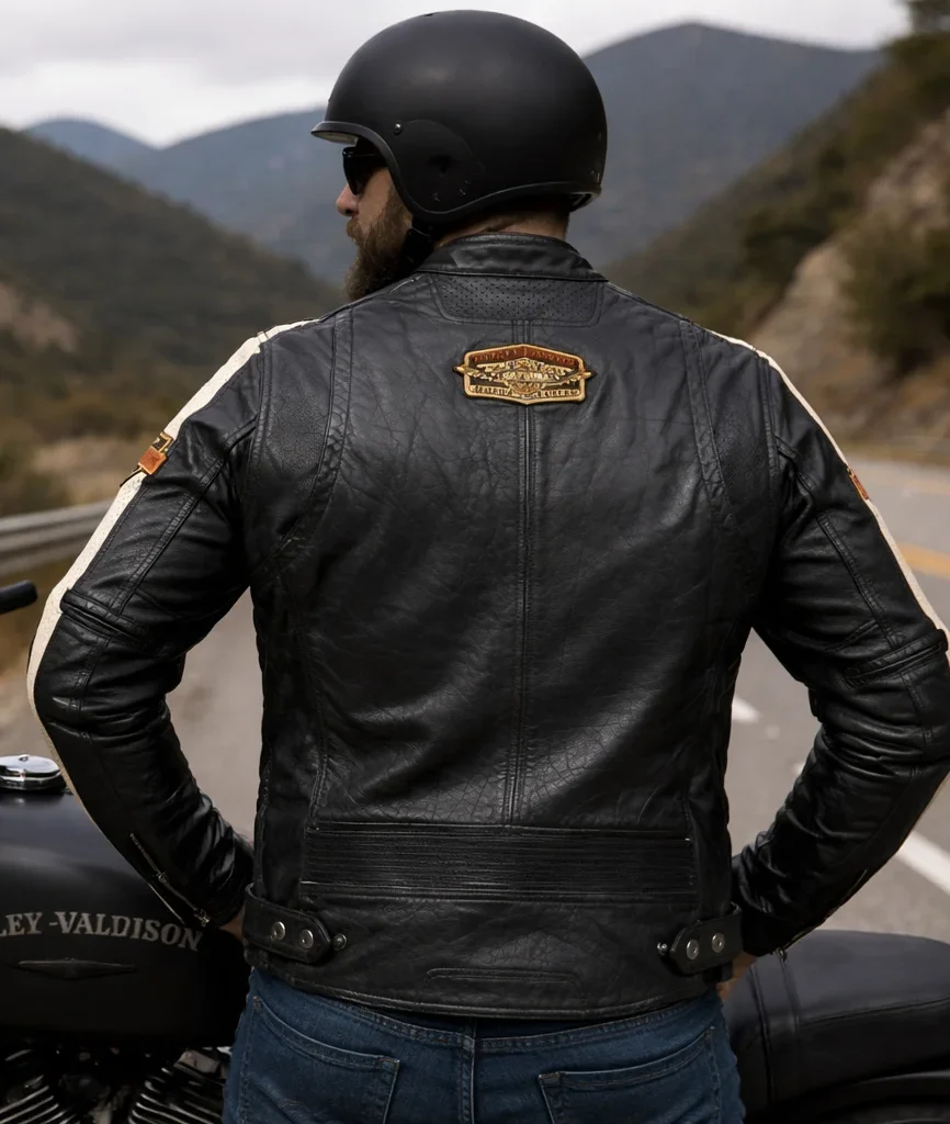 Harley-Davidson Men’s Command Classic Black Leather Jacket