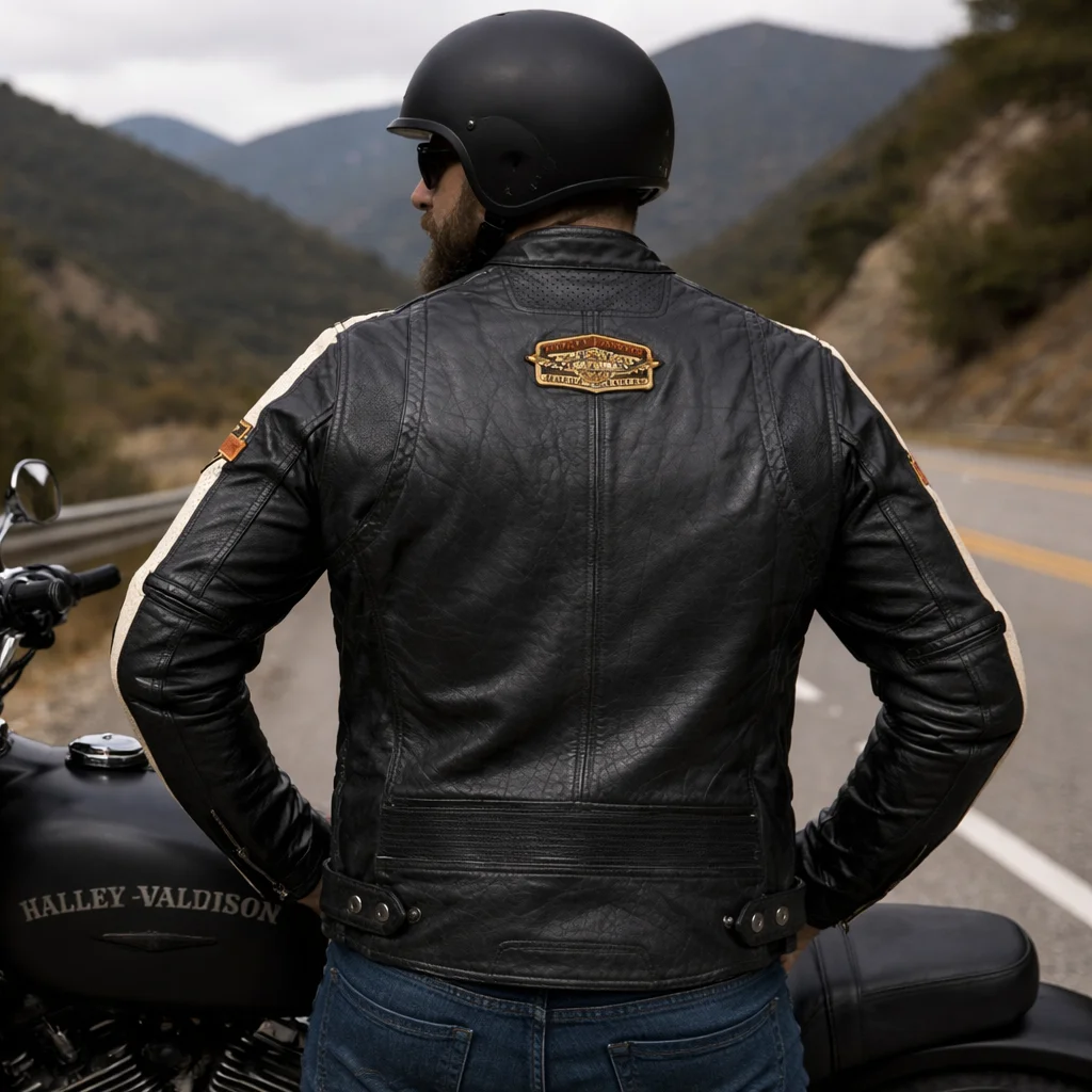 Harley-Davidson Men’s Command Classic Black Leather Jacket