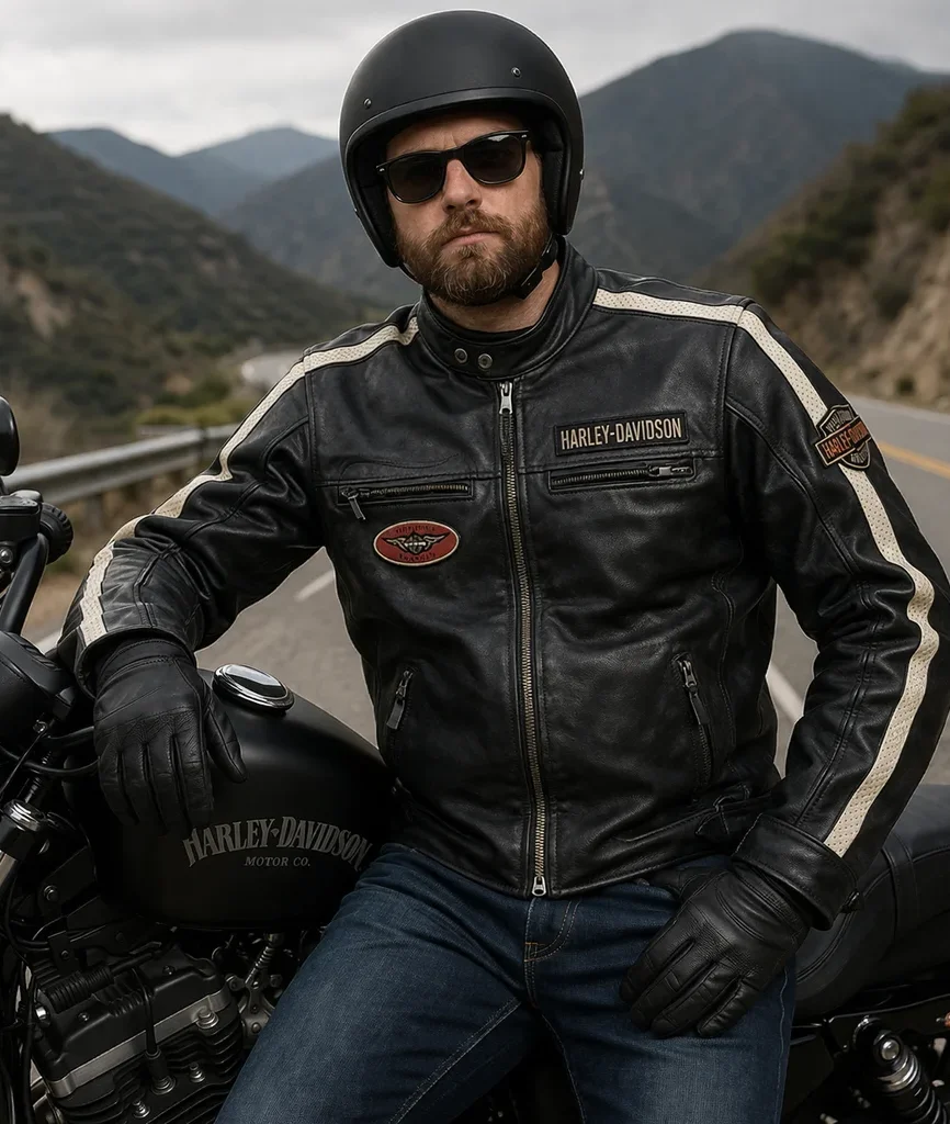 Harley-Davidson Men’s Command Classic Black Leather Jacket