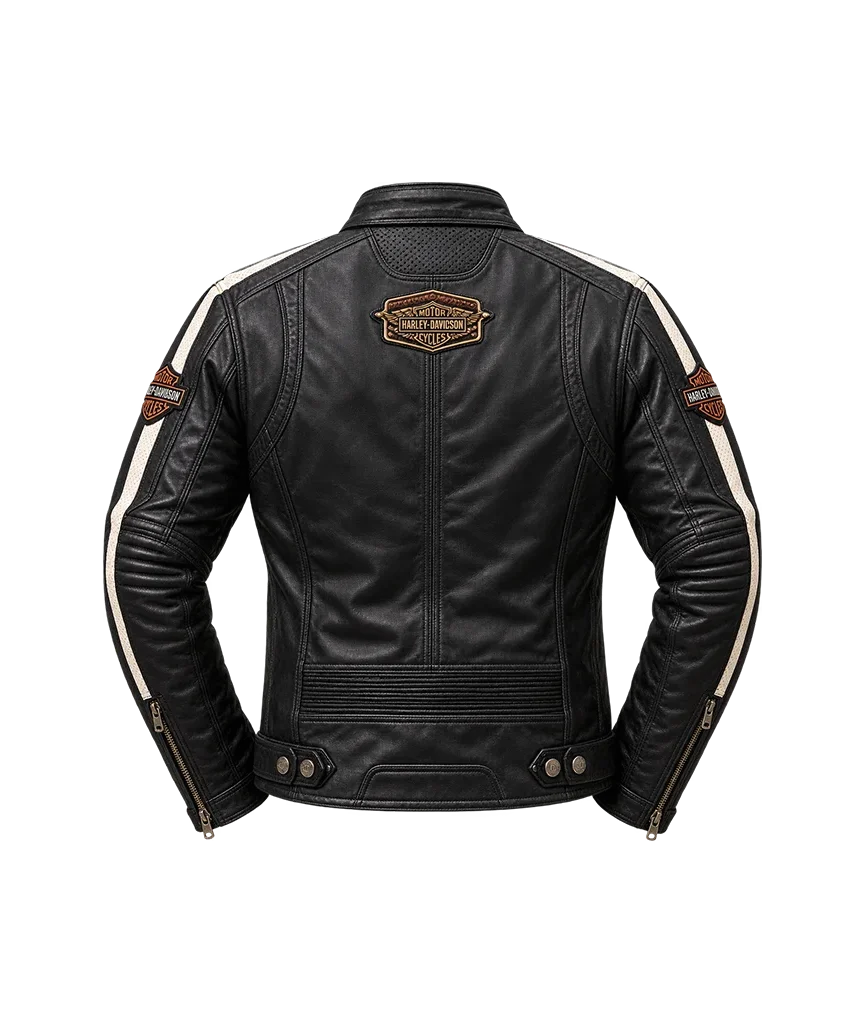 Harley-Davidson Men’s Command Classic Black Leather Jacket