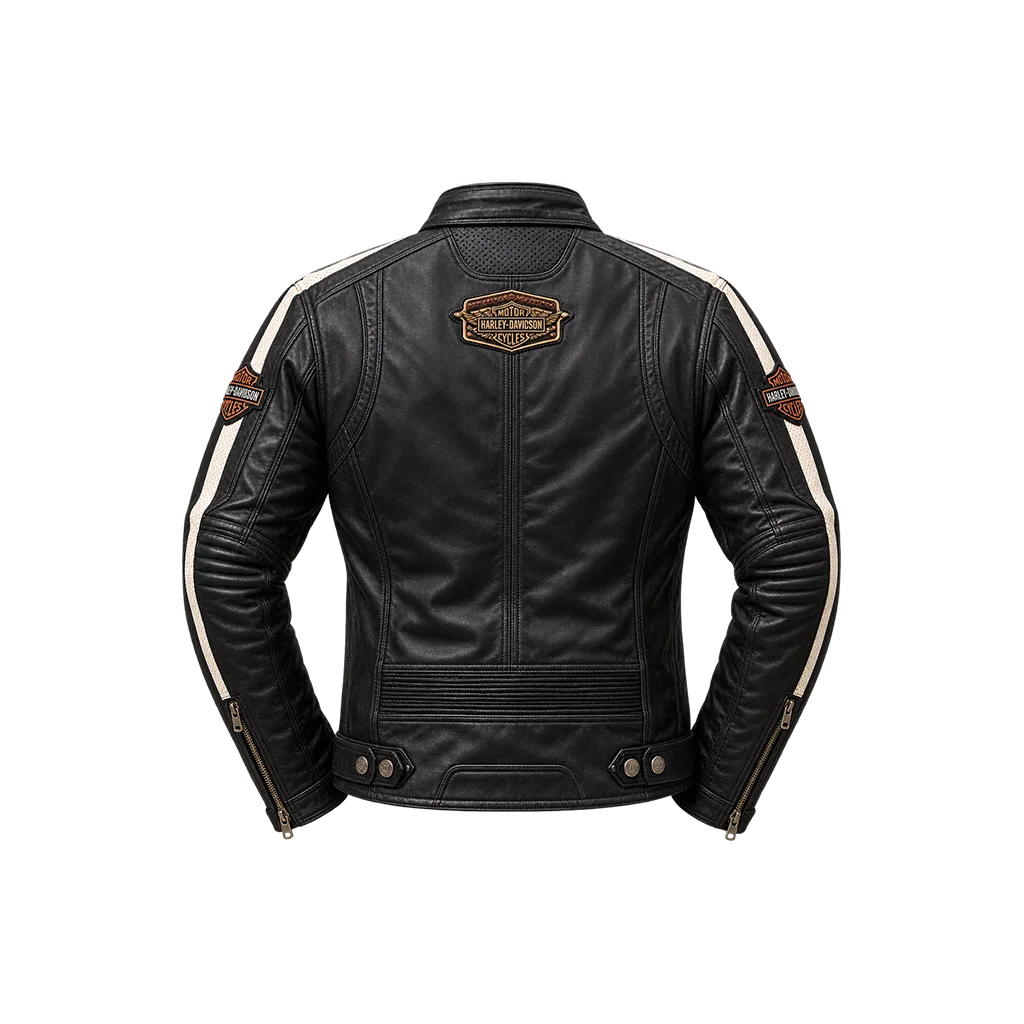 Harley-Davidson Men’s Command Classic Black Leather Jacket
