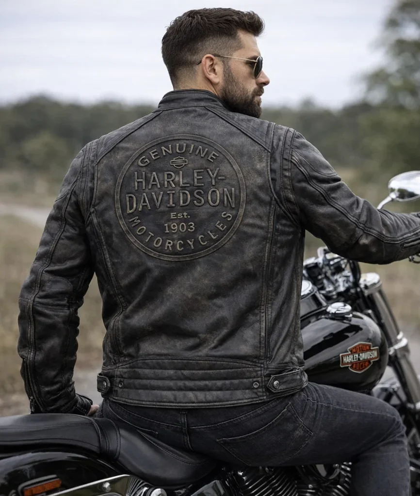 Harley-Davidson Dauntless Convertible 2-in-1 Ironwood Leather Jacket